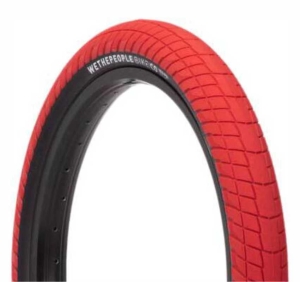 WeThePeople WTP Overbite 20 "BMX 100psi tire | Red Black