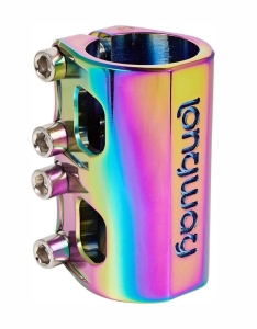 Longway Quattro SCS Clamp zacisk do hulajnogi wyczynowej | Neochrome