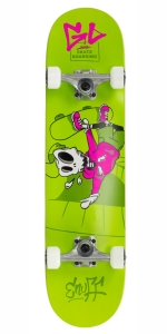 Enuff Skully Mini Skateboard for kids | 7.25" Green