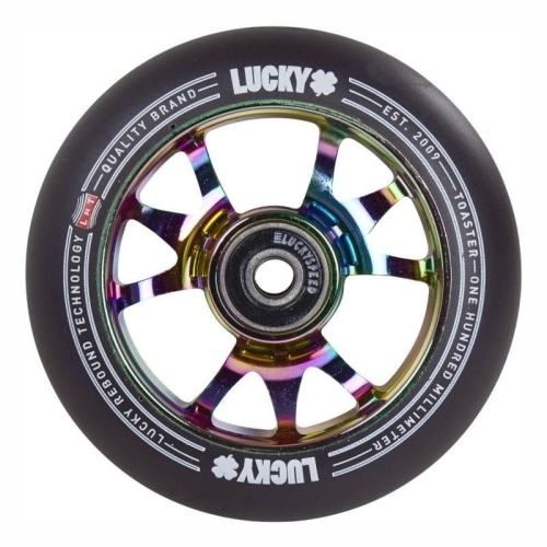 Kółko do hulajnogi wyczynowej 110mm Lucky Toaster stunt scooter wheel rolle Neochrome.jpg