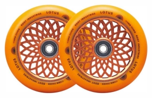 Root Lotus 110mm kółka do hulajnogi wyczynowej 2-pak | Radiant Orange