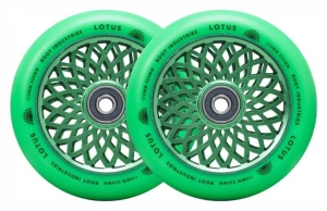 Root Industries Lotus 110mm stunt scooter wheels 2-pack | Radiant Green