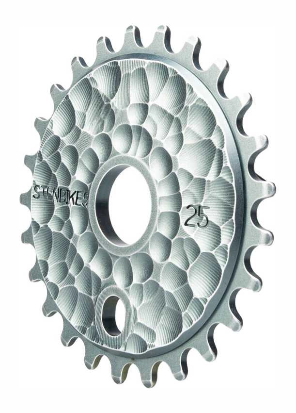クロスチェーンリング シルバー アルミ old bmx Stolen Lunar BMX sprocket | Aged Grey I RMD BIKE shop - BMX, MTB