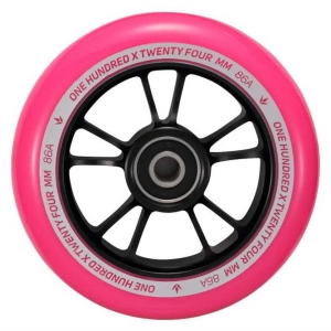 Blunt 10 Spokes 100mm Pro Scooter Wheel | Black Pink