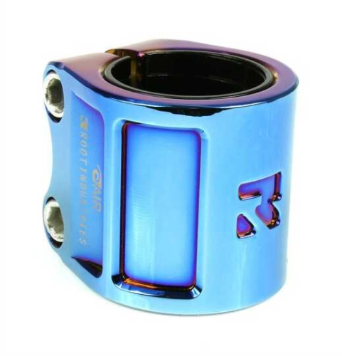 root air double zacisk obejma-klemme clamp hulajnogi wyczynowej stunt scooter blue ray (1).jpg