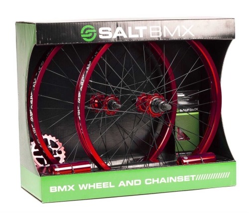 Salt Valon bmx zestaw kół przód tył rader rear front wheels set red.jpg