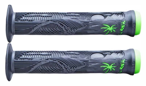 odi hucker FL gripy griffe rączki grips bmx hulajnoga stunt scooter flanged black green.jpg