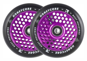 Root Honeycore 110mm 2-pak kółka do hulajnogi wyczynowej | Black Purple