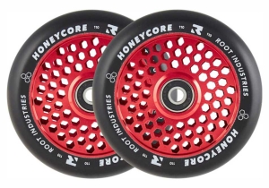 Root Honeycore 110mm 2-pak kółka do hulajnogi wyczynowej | Black Red