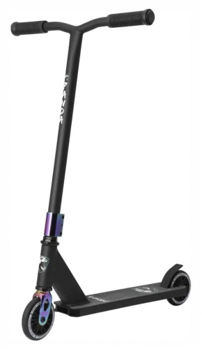 panda initio hulajnoga wyczynowa stunt scooter black neochrome.webp