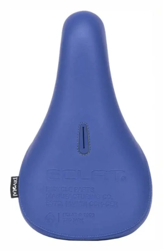 eclat bios v2 fat pivotal siodełko sattel bmx seat blue leather (1).webp