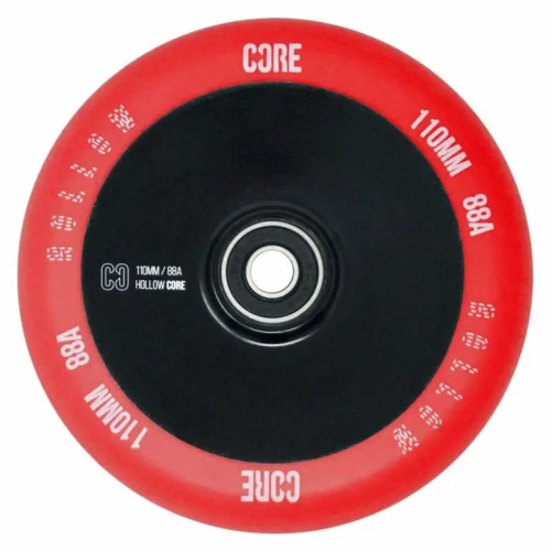 core hollow 110 kółko hulajnogi wyczynowej wheel roller stunt scooter red black.webp