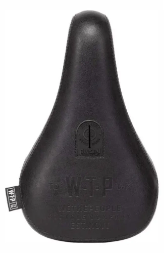 wethepeople wtp team fat siodełko sattle pivotal bmx seat leather black (1).webp