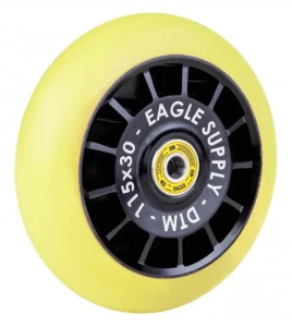 Eagle Supply Radix DTM 115x30mm kółko do hulajnogi wyczynowej | Black Yellow