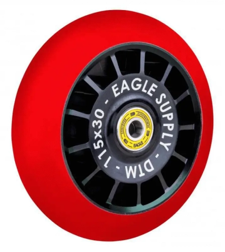 eagle supply radix dtm 115mm kółko do hulajnogi wyczynowej rolle stunt scooter wheel black red.webp