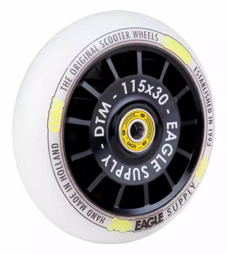 eagle supply radix dtm 115mm kółko do hulajnogi wyczynowej rolle stunt scooter wheel black white 3