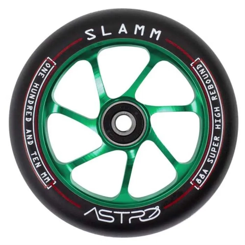 slamm astro wheel 110mm kółko hulajnogi wyczynowej rad rolle stunt scooter green.webp