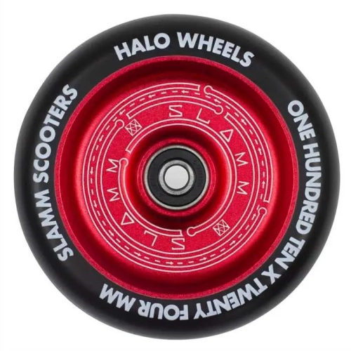 slamm halo deep dish wheel 110mm kółko hulajnogi wyczynowej rad rolle stunt scooter red.webp