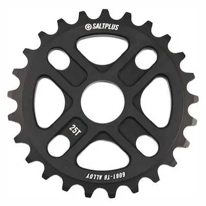 salt plus manta zębatka bmx sprocket kettenblatt 25t 28t chainring black (1).webp
