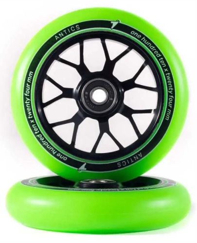 antics glider 110mm kółko hulajnogi wyczynowej rolle wheel stunt scooter green.webp