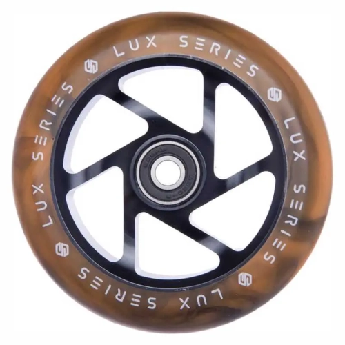 striker lux 110mm kółko hulajnogi wyczynowej rolle rader stunt scooter wheel black orange.webp