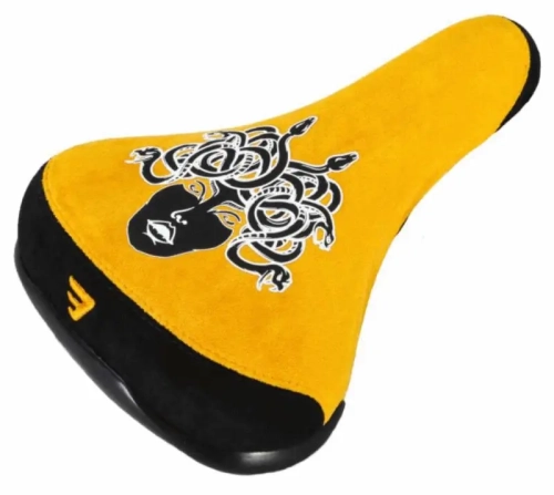 mafiabikes medusa siodełko seat sattle rowerowe fahrrad wheelie yellow (1).webp