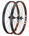 mafiabikes blad 29 komplet kół rowerowych Laufradsatz wheelie wheel set geared orange splatter (1).webp