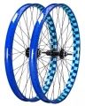 mafiabikes blad 27.5 komplet kół rowerowych Laufradsatz wheelie wheel set geared blue check (1).webp