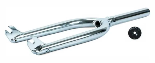 cryptic bmx enigma slim widelec gabel fork 26mm chrome plate (1).webp