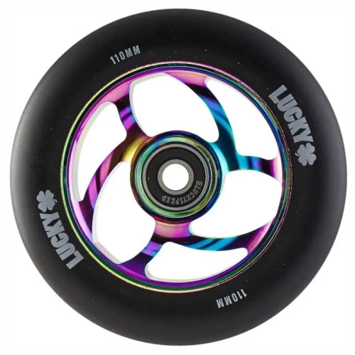 Lucky Torsion 110mm Kółko do hulajnogi wyczynowej stunt scooter wheel rolle neochrome-min.webp