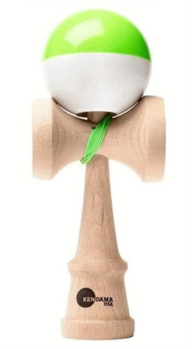 Kendama_USA_Kaizen_3.0_Shift_Half_Split_Sticky Green_White (3).jpg