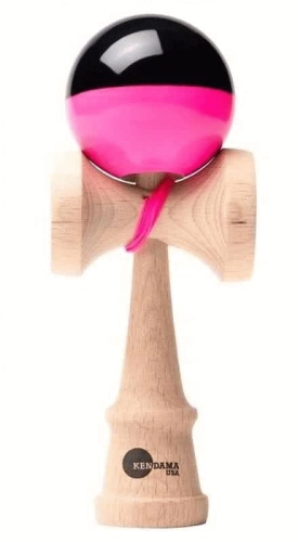 Kendama USA Kaizen 3.0 Shift Half Split Sticky Black Pink (4).jpg