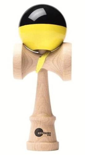 Kendama USA Kaizen 3.0 Shift Half Split Sticky Black Yellow (5).jpg