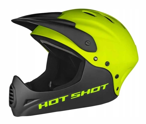 author hot shot kask helm fullface helmet bmx mtb dirt neo yellow black (1).webp