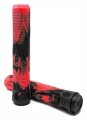core pro gripy rączki hulajnoga wyczynowa BMX griffe grips pro stunt scooter freestyle kolobezka lava red black.webp