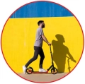 madd gear carve kruzer 200 hulajnoga miejska składana city scooter roller kolobezka black red (11).webp