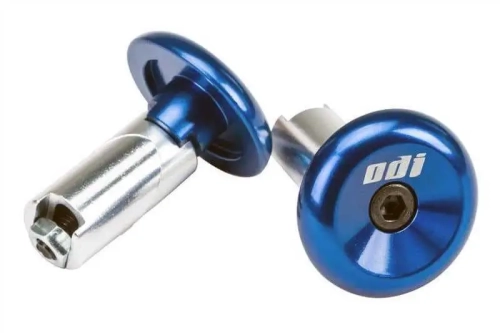 odi alloy end plugs barendy bmx endkappen blue.webp