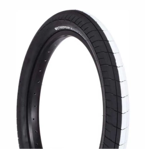 WeThePeople WTP Activate 20" BMX tyre | Black White Split
