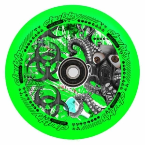 Chubby Lab 110mm stunt scooter wheel | Toxic Green