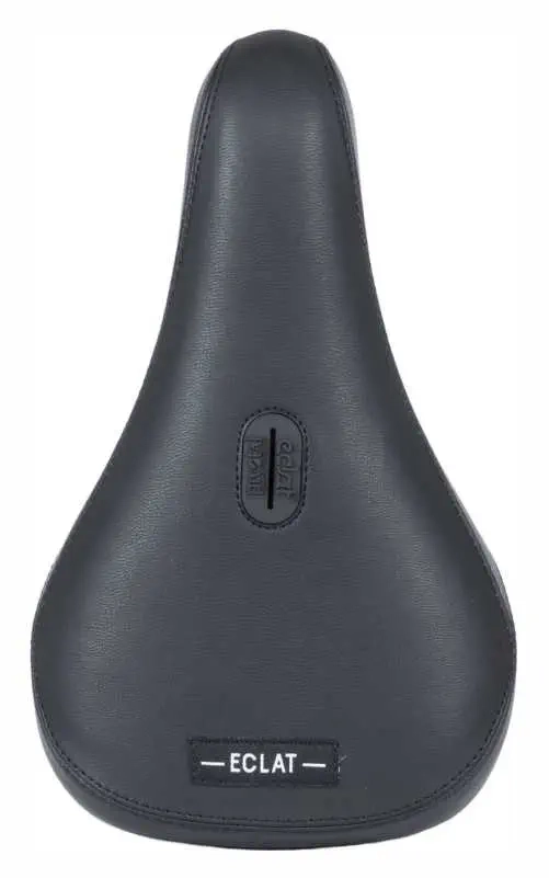 Eclat OZ Fat siodełko BMX Pivotal | Black Leather | RMD Bike Shop