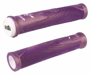 ODI Hucker Signature gripy 160mm | Purple White
