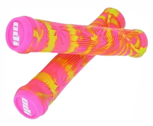 ODI Hucker Ltd Signature gripy 160mm | Yellow Pink