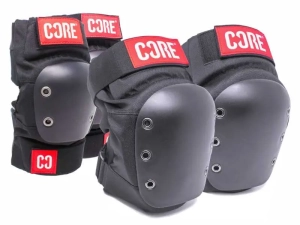 Core Street Pro Set ochraniacze kolan i łokci | Black
