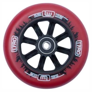 Longway Tyro 100mm kółko do hulajnogi wyczynowej | Red Black Flame