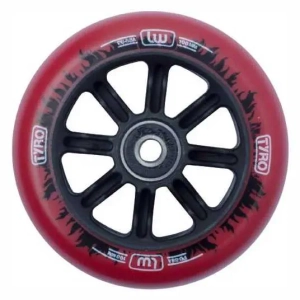 Longway Tyro 110mm kółko do hulajnogi wyczynowej | Red Black Flame