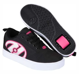 Heelys Pro 20 Icon Shoes with Wheels | Black Neon Pink