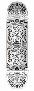 Speed Demons Bandana skateboard | 8" Black White