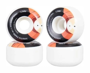 Sushi Pagoda Wide Skateboard wheels 52mm | White Black (1)