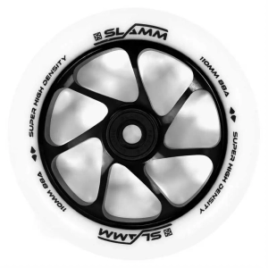Slamm Team 110mm stunt scooter wheel | White Black