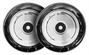 Slamm Swirl Hollow 110mm kółka do hulajnogi wyczynowej | Black White